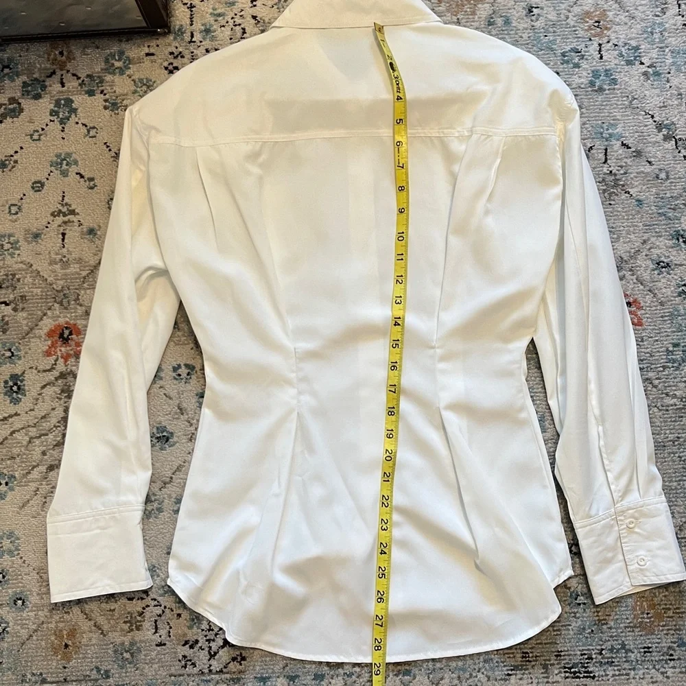 Steve Madden Nadia White Button Down Shirt - Picture 14 of 16